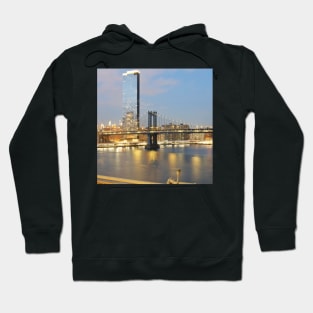 Manhattan Bridge Night Hoodie